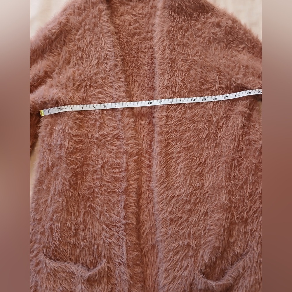 Free People Fuzzy Pink Cardigan - Picture 5 of 10